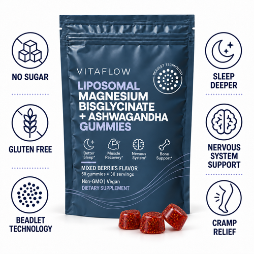 Liposomal Magnesium Bisglycinate + Ashwagandha Gummies